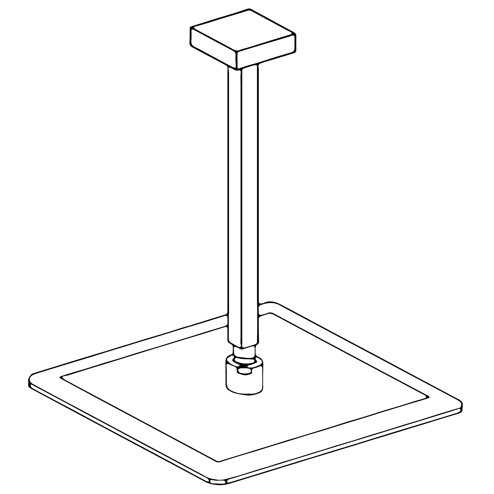 Installation Instructions For 16" Brushed Stainless Steel Square Color